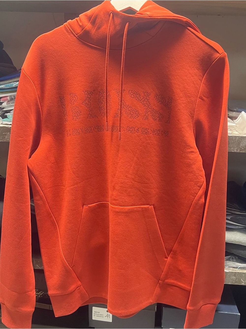 Boss Orange Logo Hooded Sweatshirt